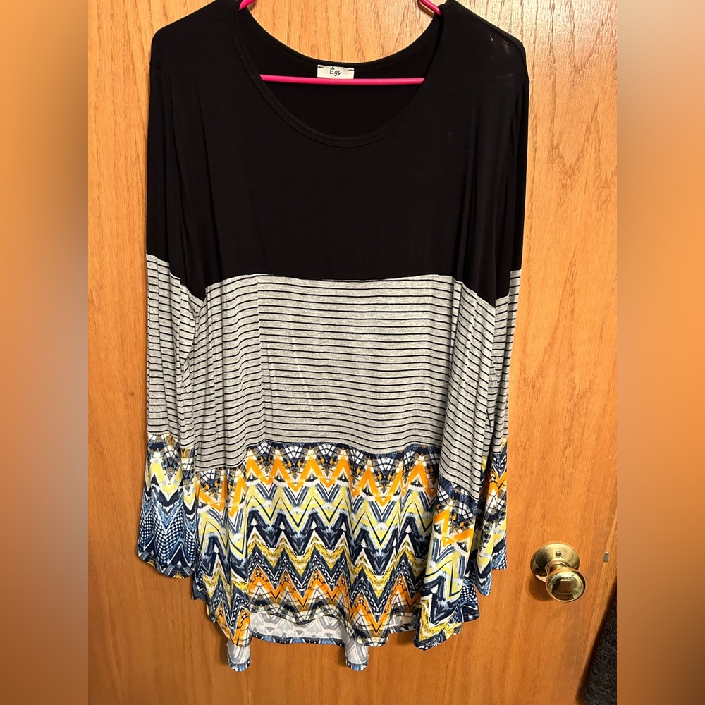 3 Block Tunic‎ Top